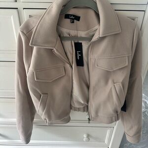 Lulu's Cream Utility Jacket for Women